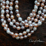 Freshwater Pearl 88-inch (!!!) Hand Knotted Necklace - OutOfAsia